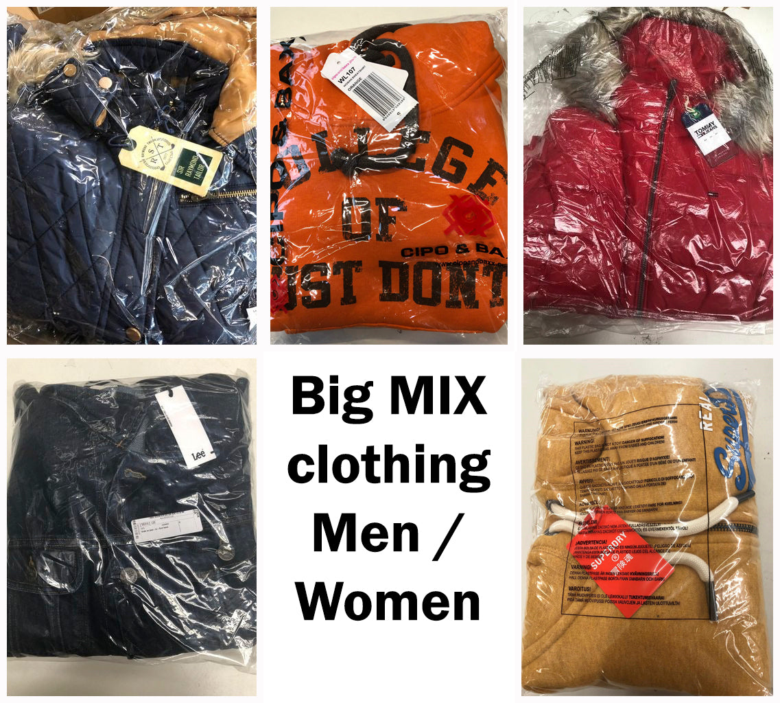 MIX-Bekleidungsmarken Adidas, Nike, Puma, Tommy Hilfiger, Levis und andere.