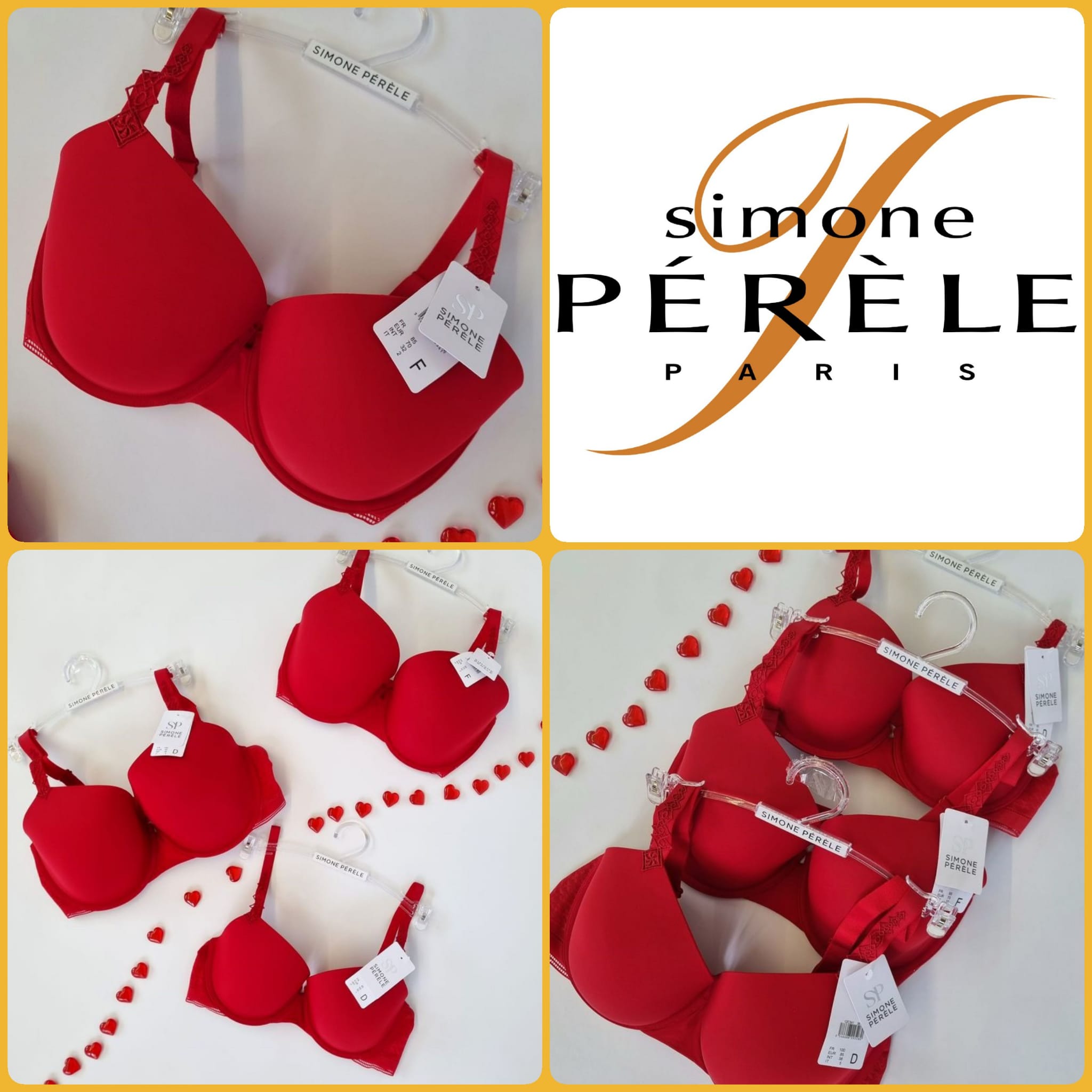 Red Bras by Simone Perele
