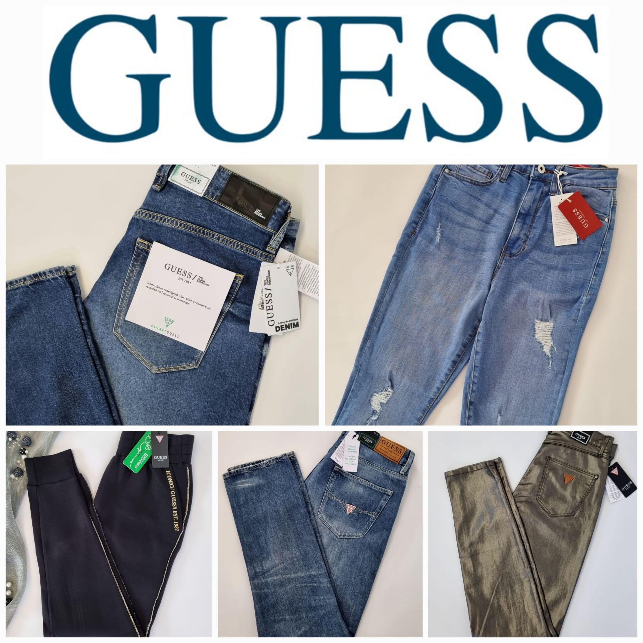 Mix aus Jeans und Hosen von Guess