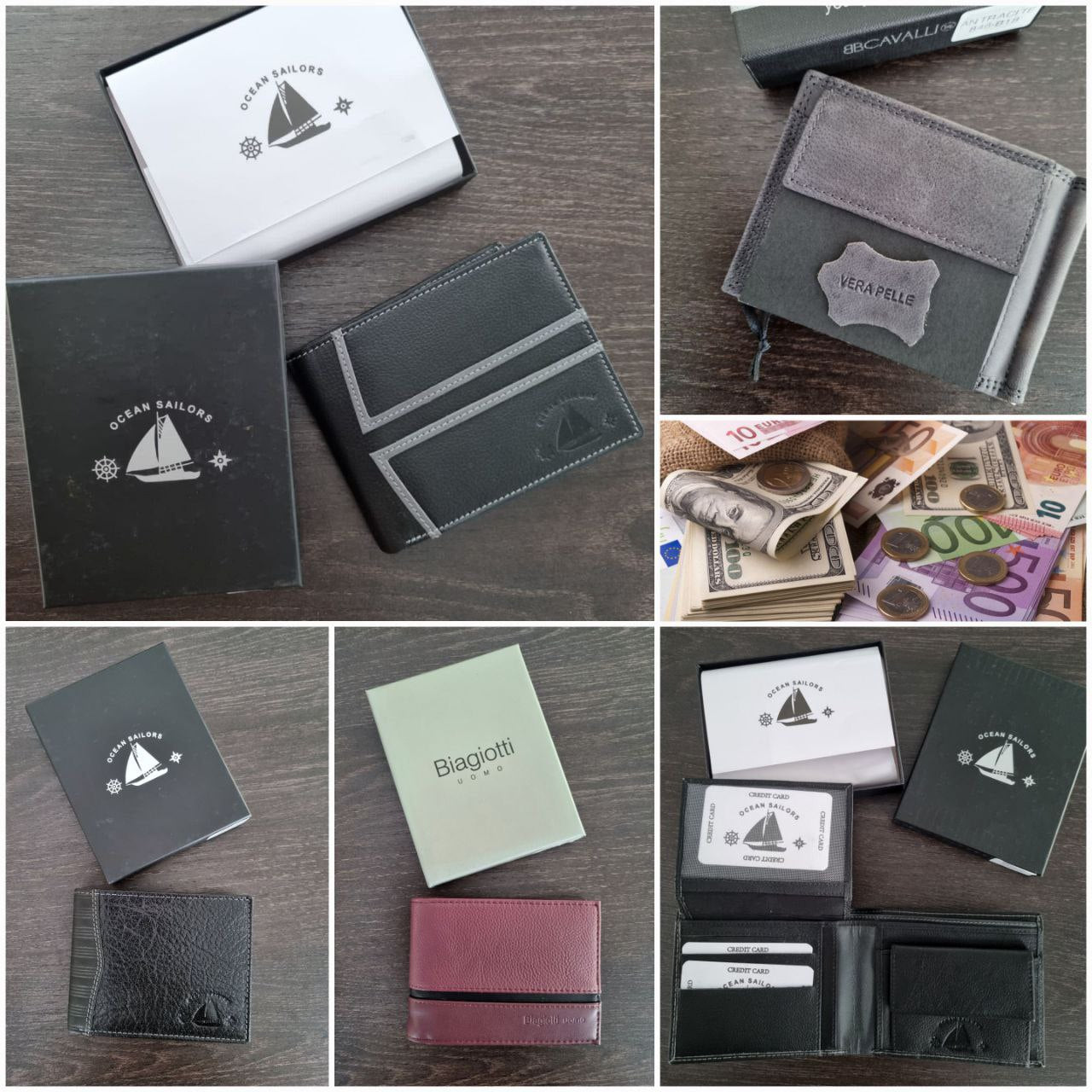 Multifunctional Men’s Leather Wallets – Italian Brands