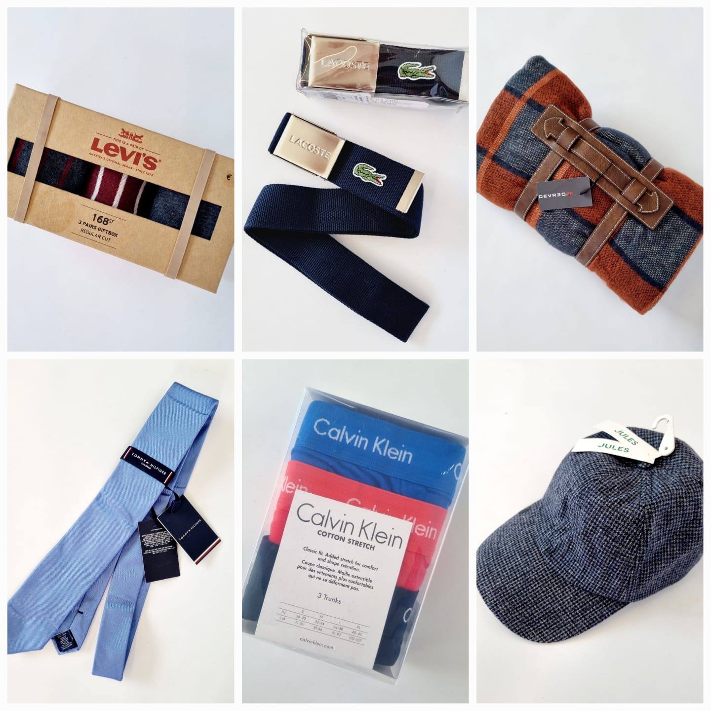 Mix of men’s accessories