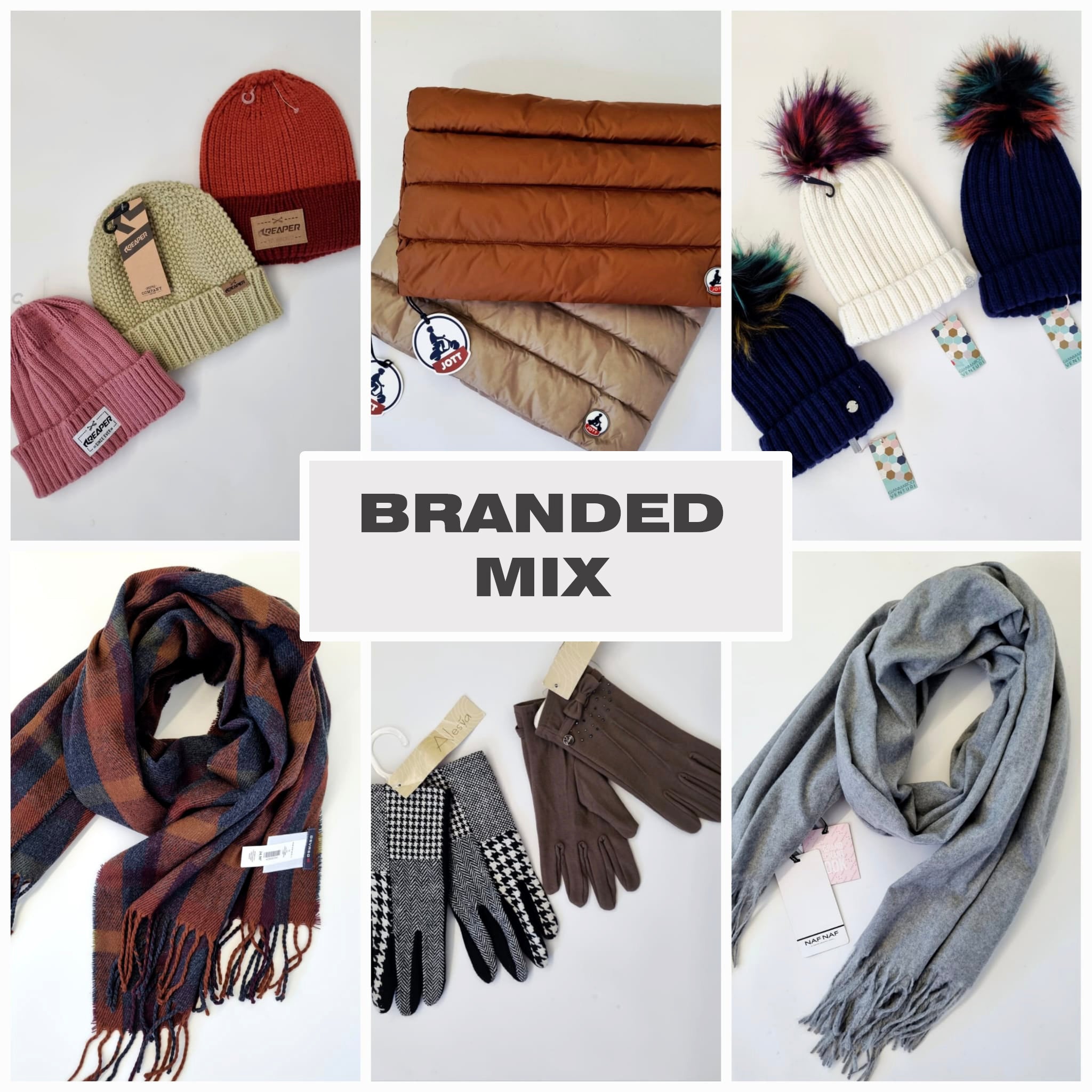 Winter-Accessoires-Mix – Top-Marken: Naf Naf, Pimkie, Jott & More
