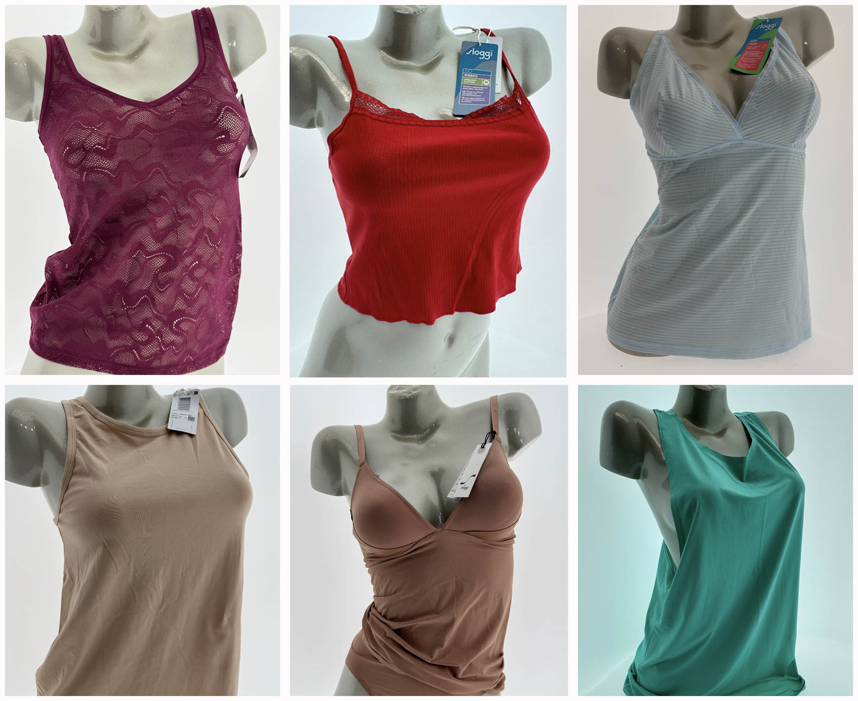 Mix aus Damenoberteilen Sloggi Big LOT