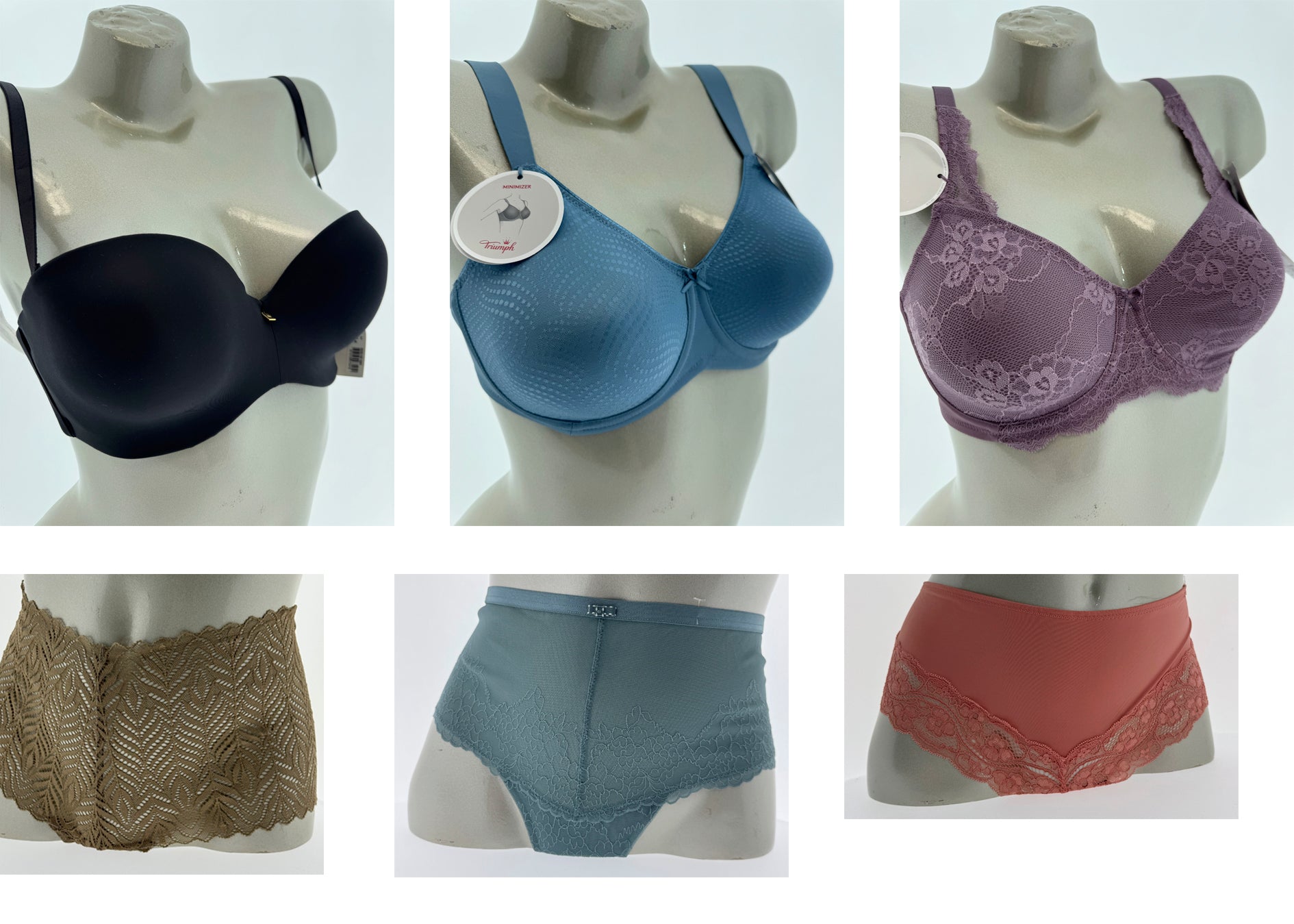Triumph Mix 50% BHs / 50% Slips Damen Dessous GROSSE Menge