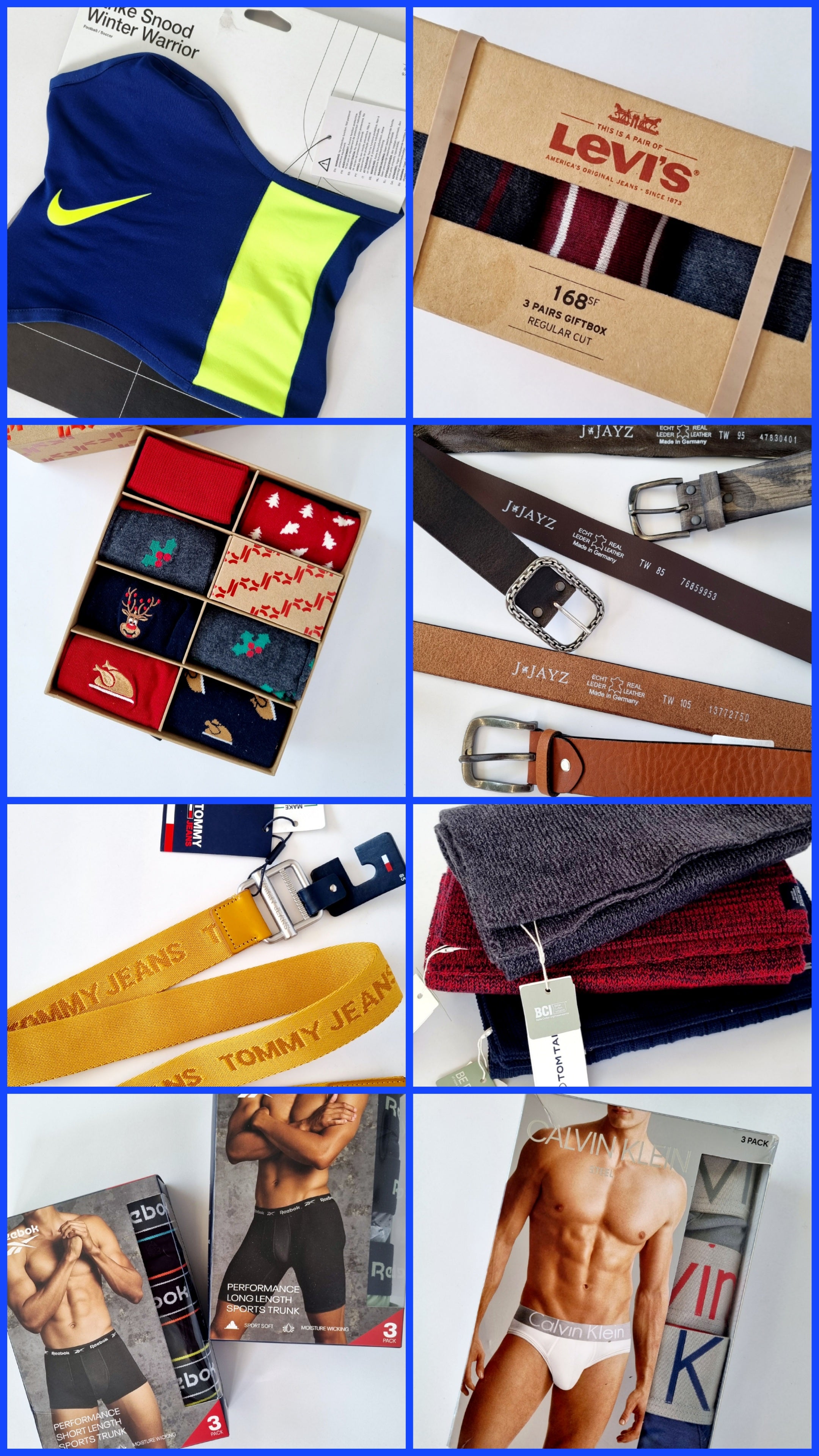 Mix of men’s accessories
