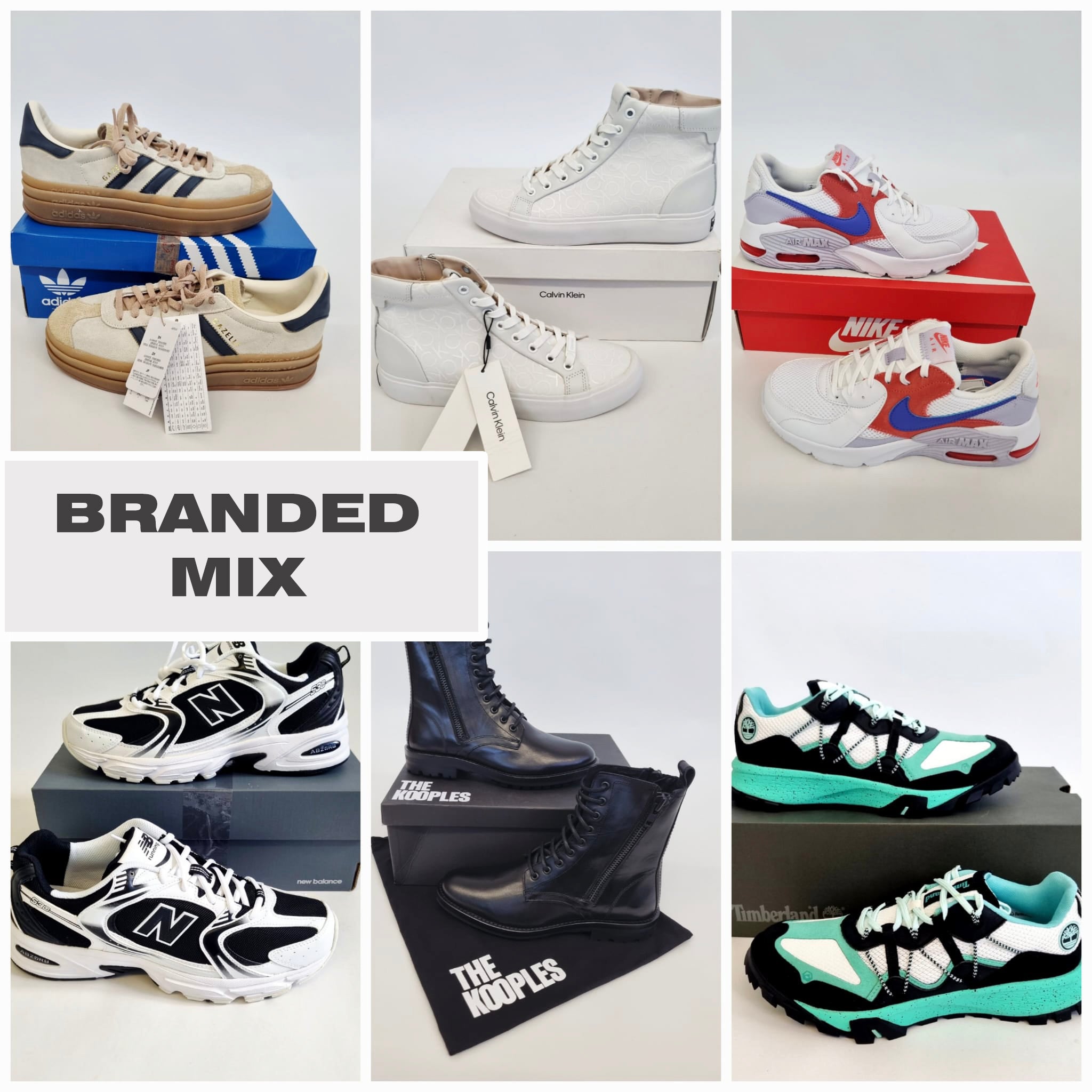 Mix aus Sport- und Markenschuhen – Adidas, Nike, Puma und mehr