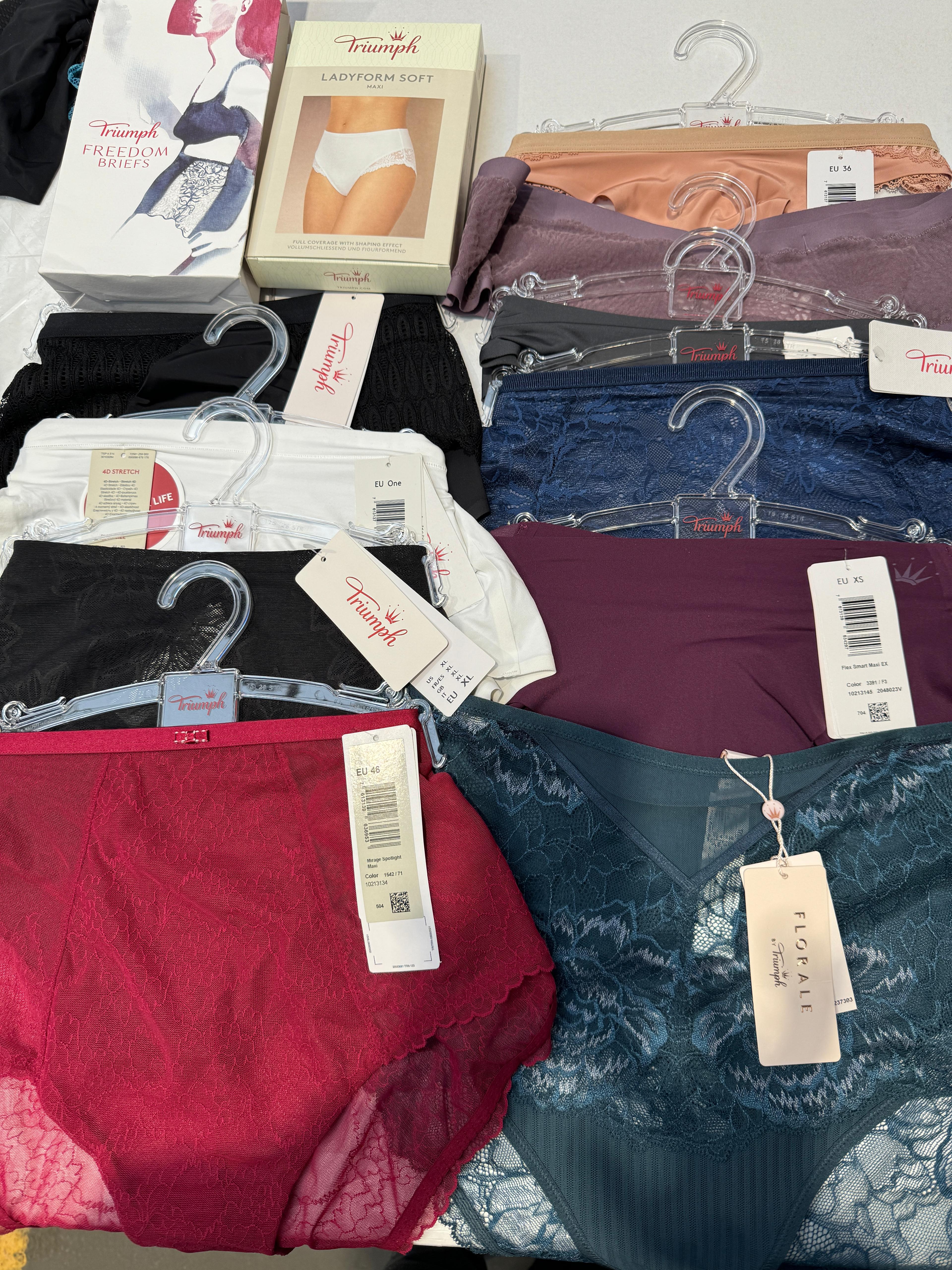 Mix Triumph Women’s Lingerie 80% Bras / 20% Slips BIG Lot