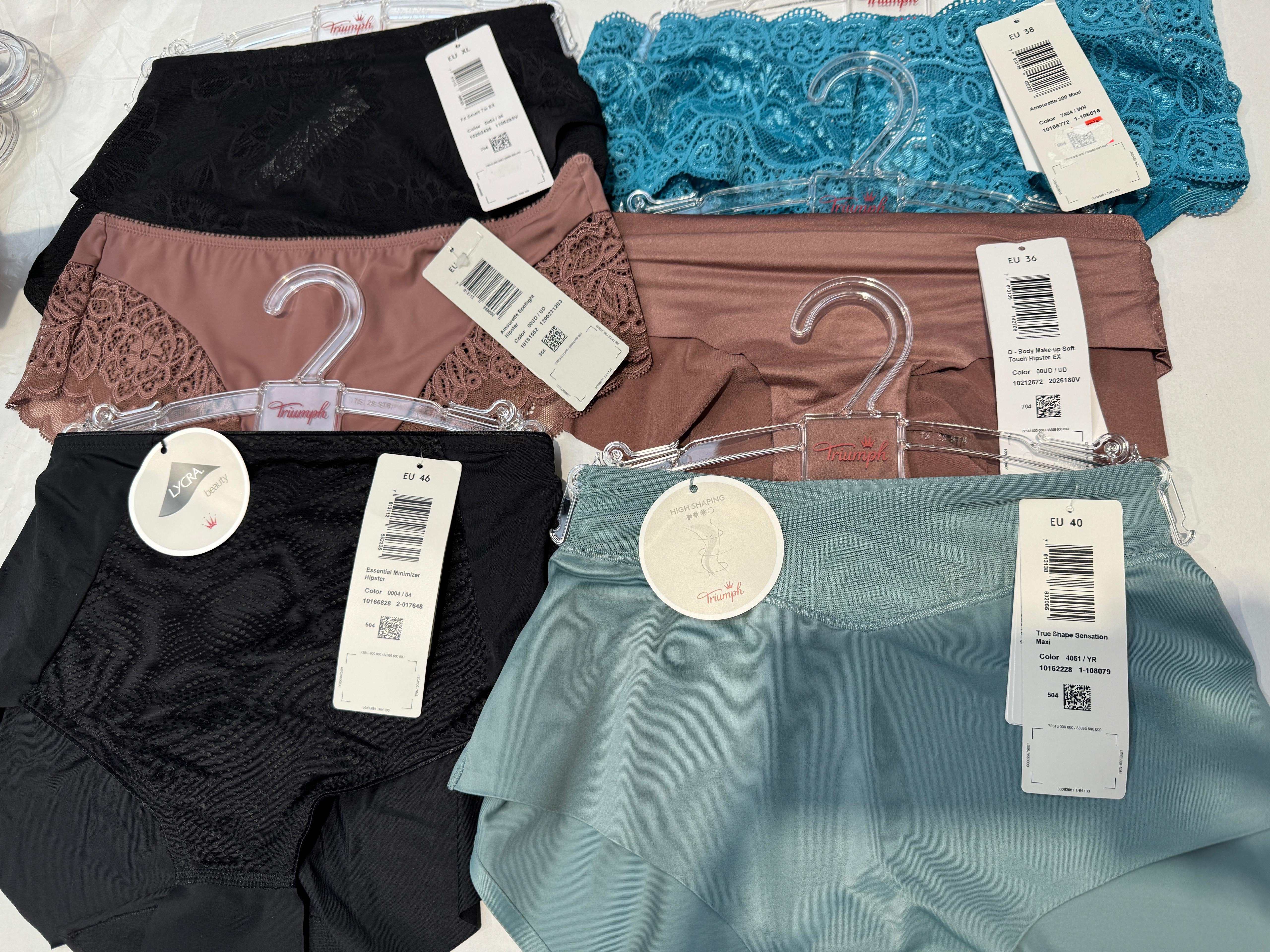 Mix Triumph Women’s Lingerie 80% Bras / 20% Slips BIG Lot