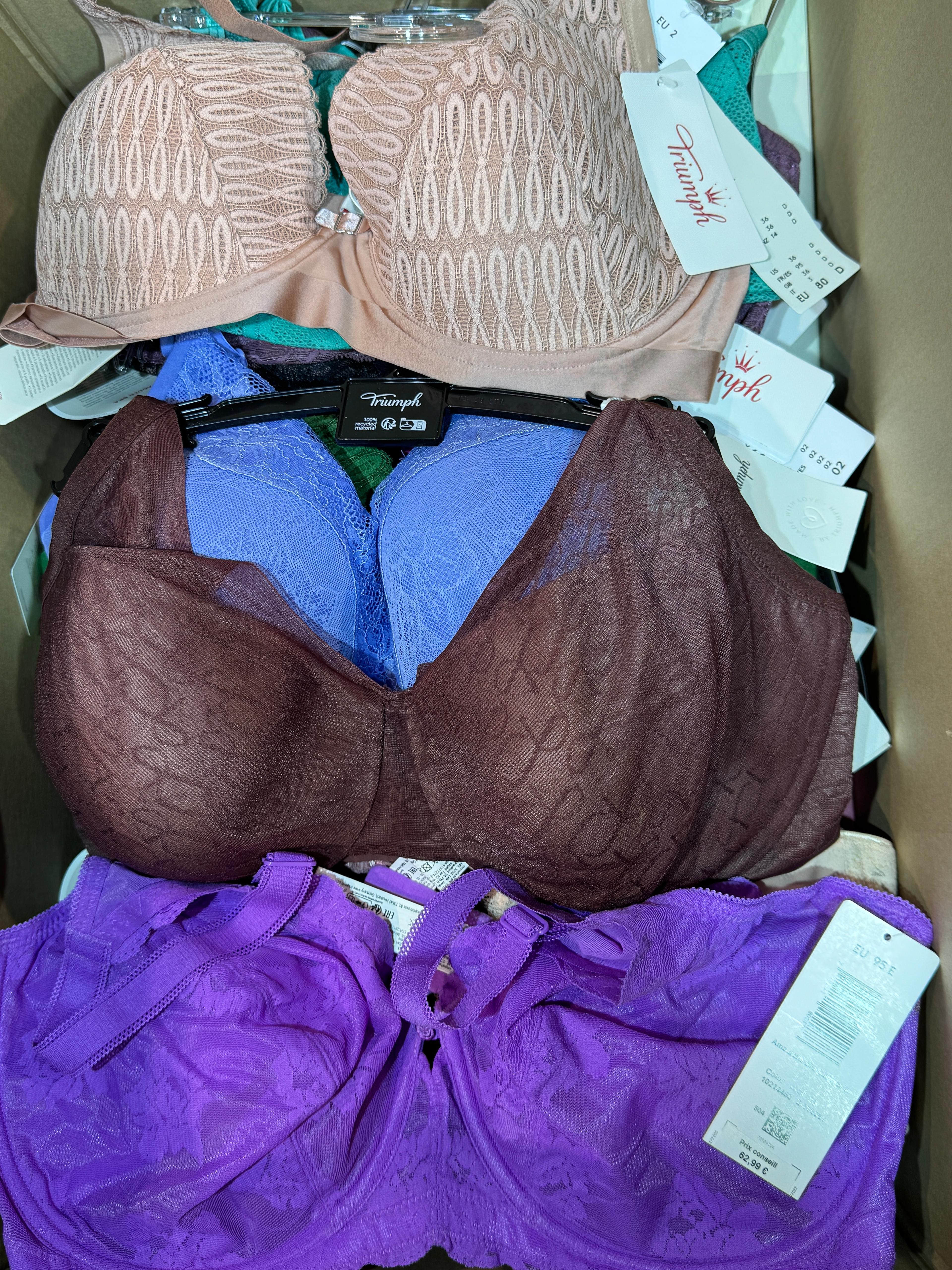 Mix Triumph 70% Bras  / 30% Slips Women’s Lingerie BIG Lot